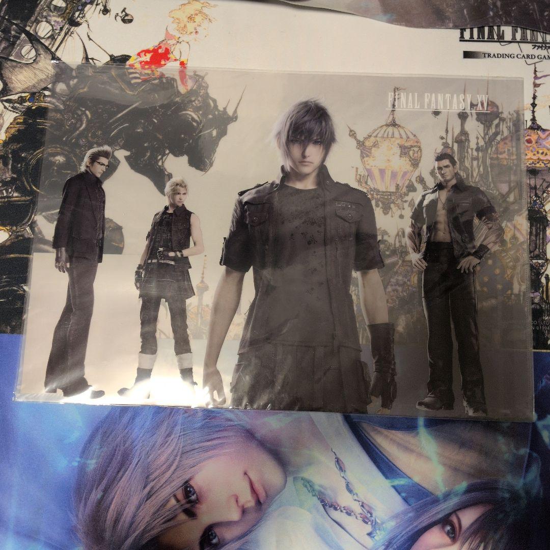 SQUARE ENIX CAFE限定品 FFXV A3クリアファイル 2種セット