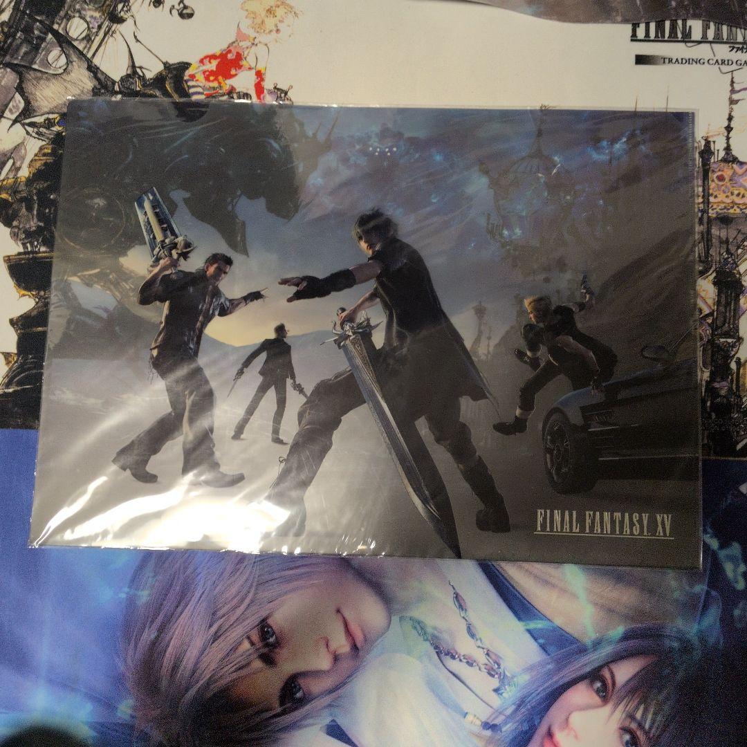 SQUARE ENIX CAFE限定品 FFXV A3クリアファイル 2種セット