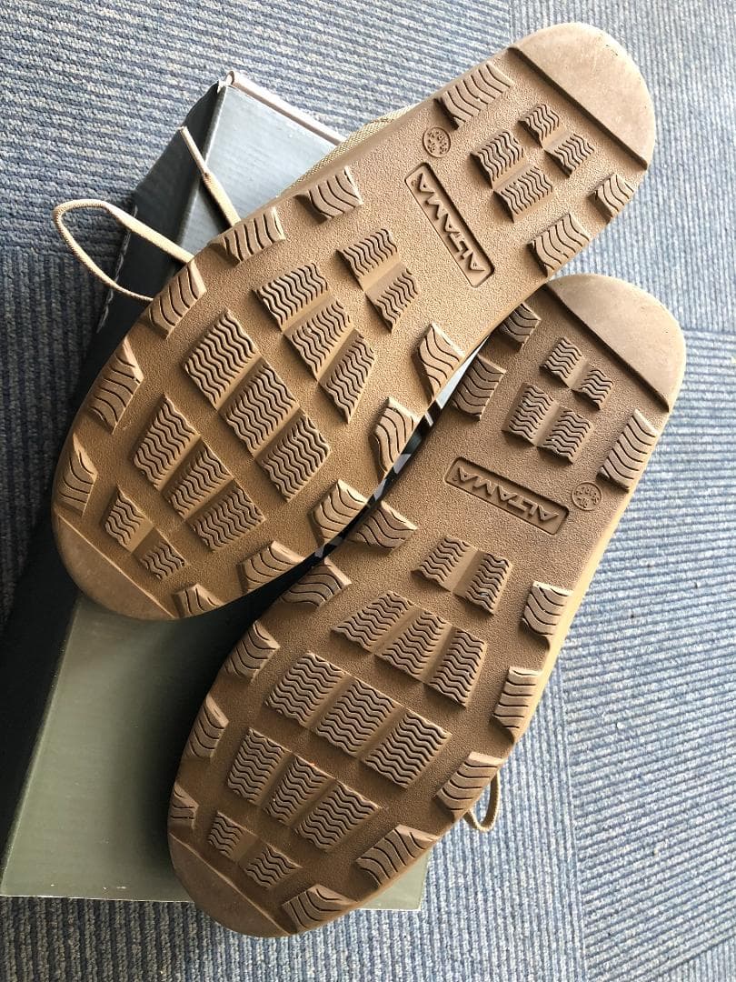 美品 ALTAMA アルタマ マリタイムアサルト LOW 26cm TAN