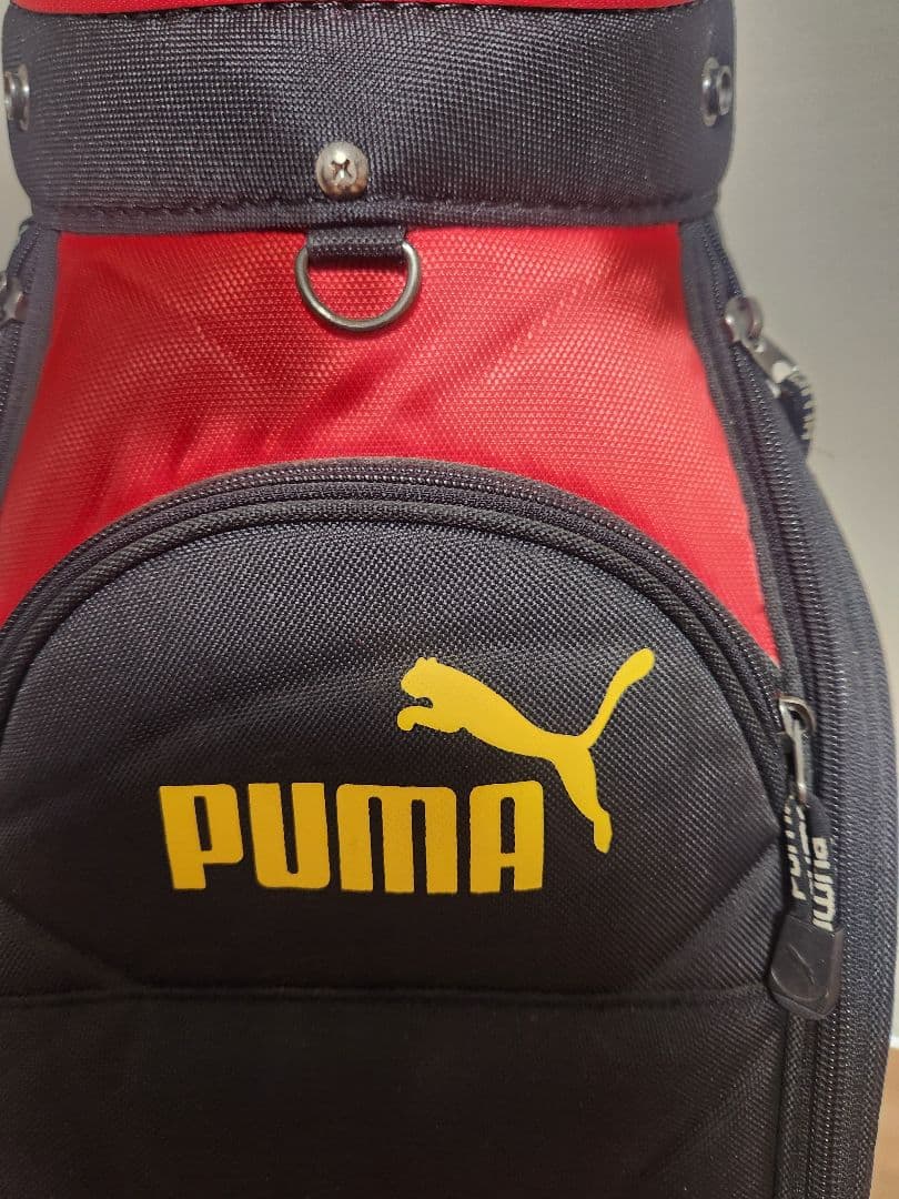 PUMA ゴルフバッグ・キャディバッグ 黒/赤