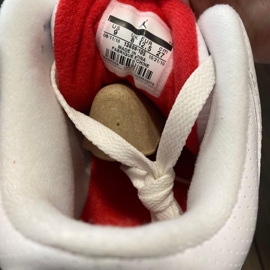 Air Jordan 3 ホワイト/レッド