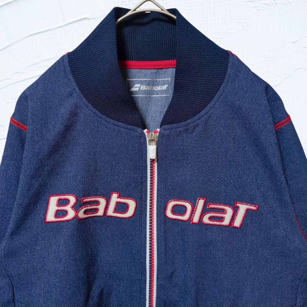 ❤美品❤バボラ テニスウェア セットアップ デニム風 ジャージ Mサイズ 上下