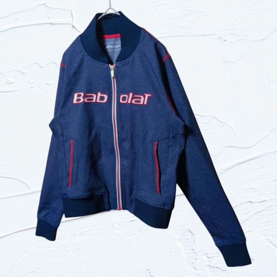 ❤美品❤バボラ テニスウェア セットアップ デニム風 ジャージ Mサイズ 上下