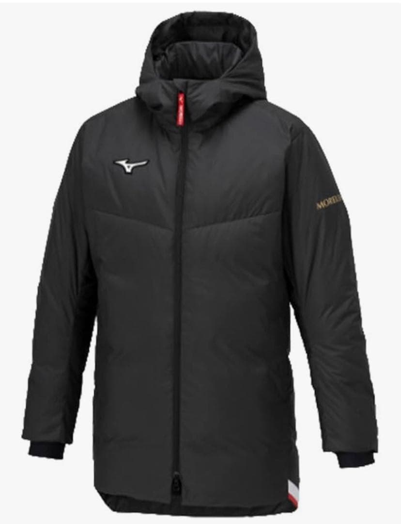 Mizuno Morelia 黒 ベンチコート