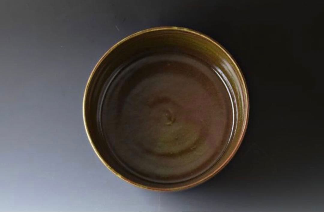 織部釉 菓子鉢 箱 北大路 魯山人