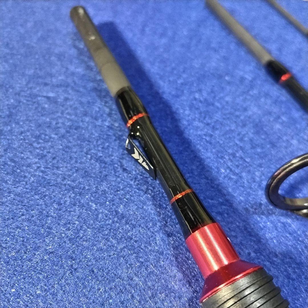 軽量マルチピースロッド 1.86m 6.1ft スピニング カストキング バス