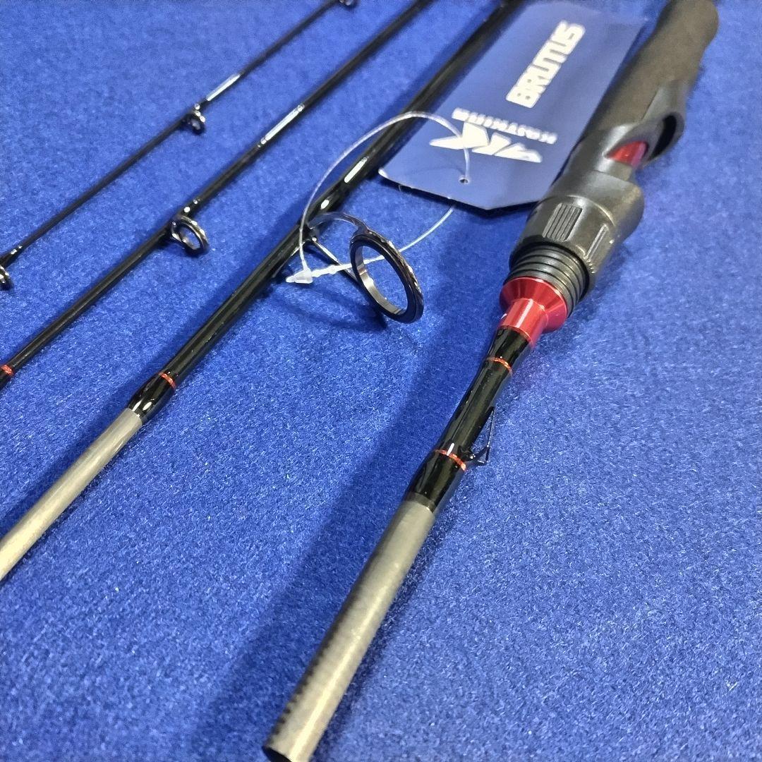 軽量マルチピースロッド 1.86m 6.1ft スピニング カストキング バス