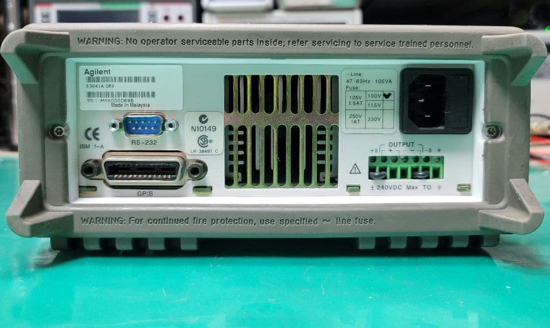 その他 AGILENT E3641A 0-35V 0.8A/0-60V 0.5A