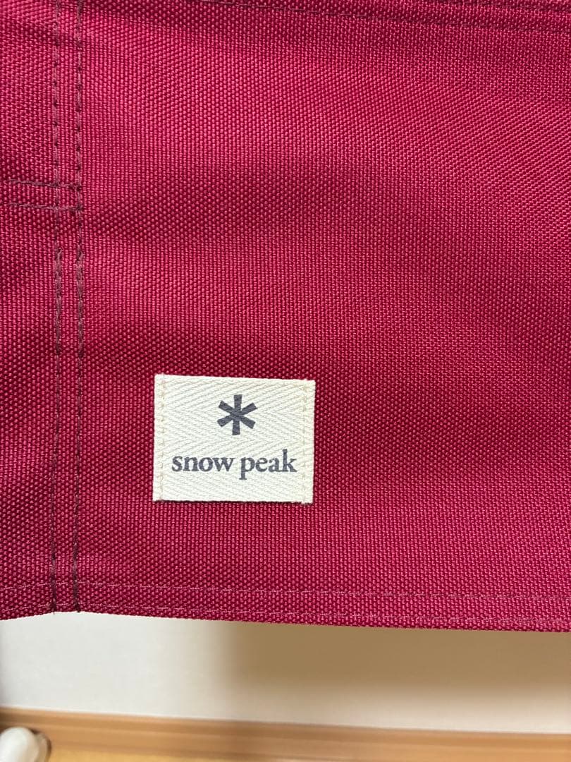  peak スノーピーク　FDフォールディングチェアワイド赤