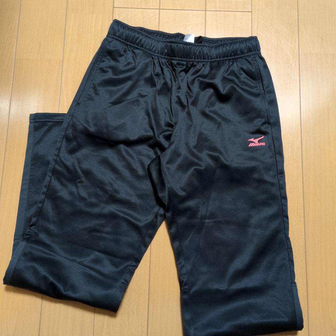【新品】ミズノ ジャージ上下セット Lサイズ ブラック/ピンク