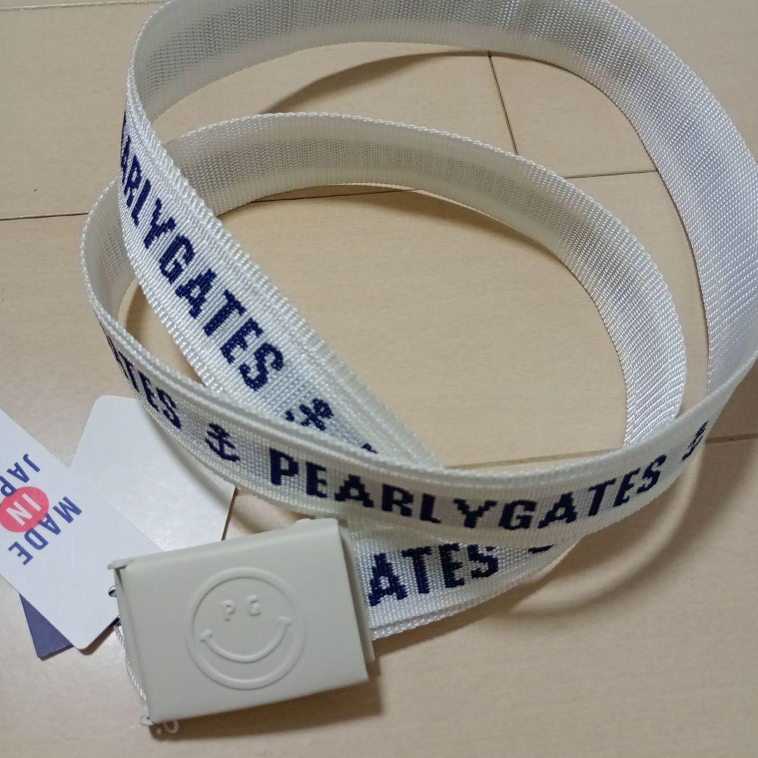 新品！パーリーゲイツPEARLY GATES ベルト ホワイト
