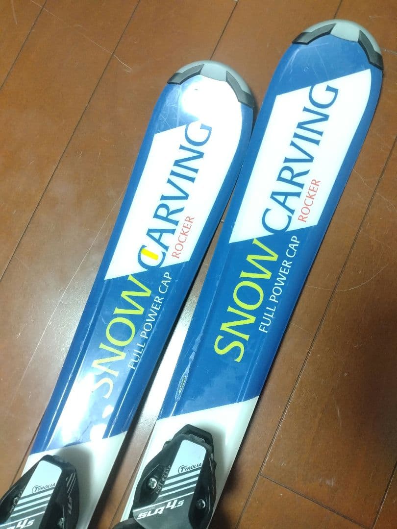 【キッズ・Jr☆】110cm　スノーカービングスキー板セット♪　送料無料！