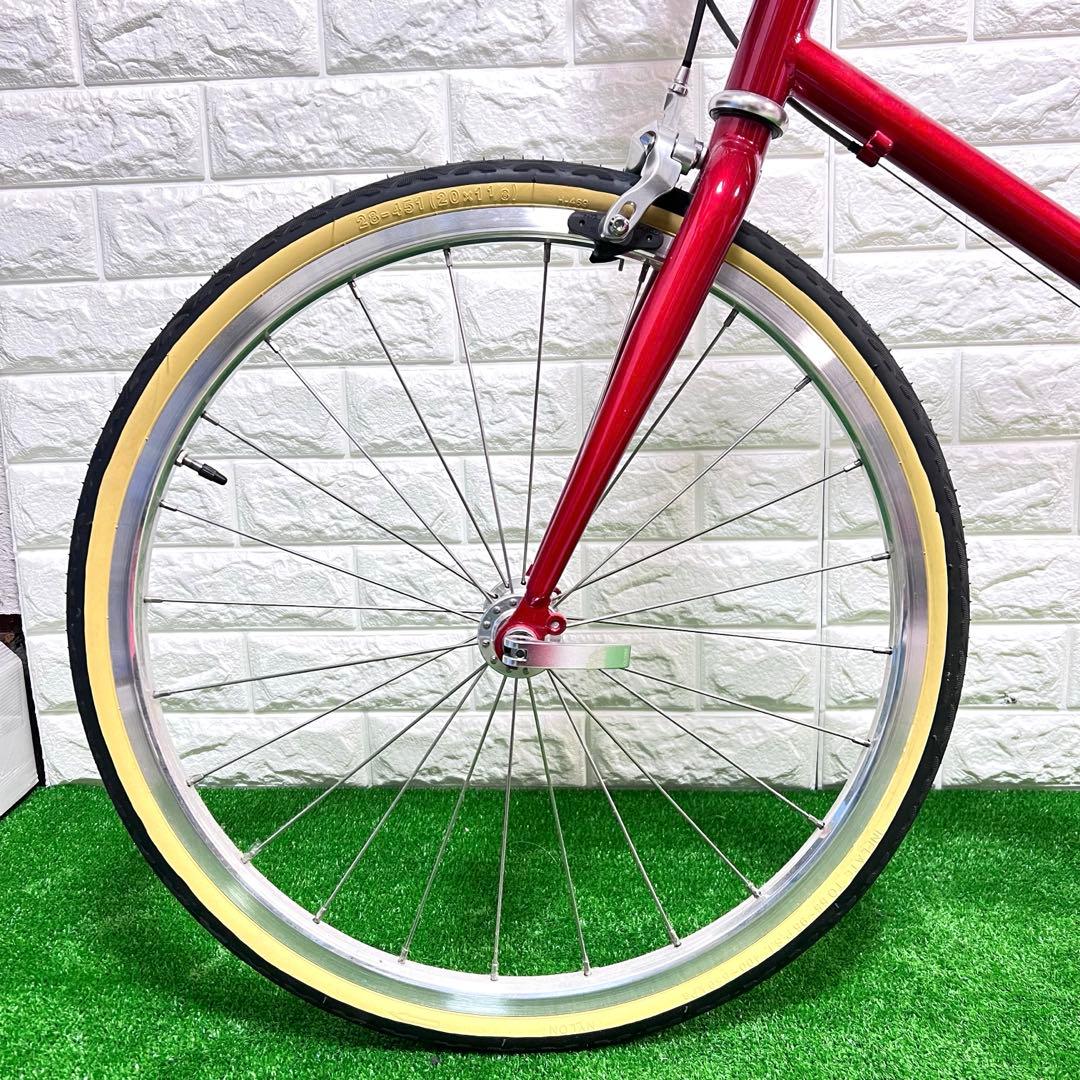 超美品　Fuji HELION 50 ミニベロ　引き取り　レッド　大人気