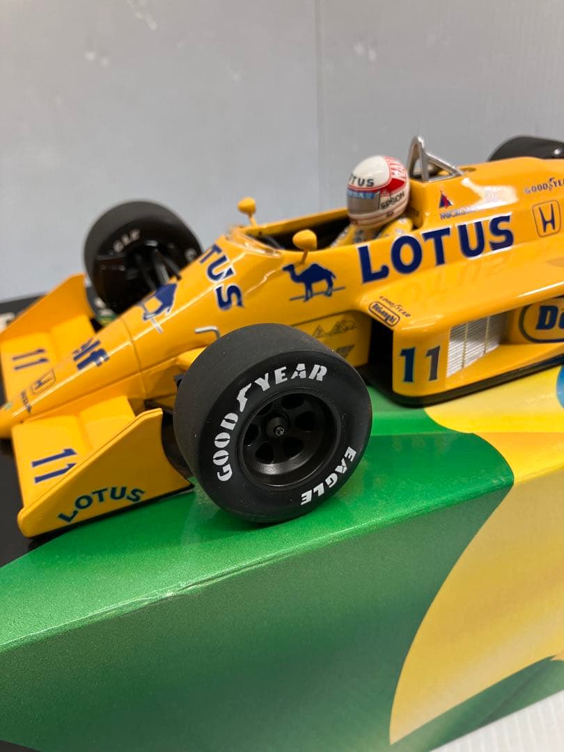 【美品】1/18 ミニチャンプス ロータスホンダ 99T 中嶋悟 1987