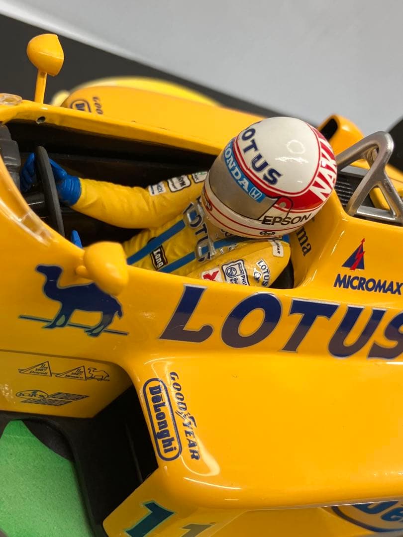 【美品】1/18 ミニチャンプス ロータスホンダ 99T 中嶋悟 1987