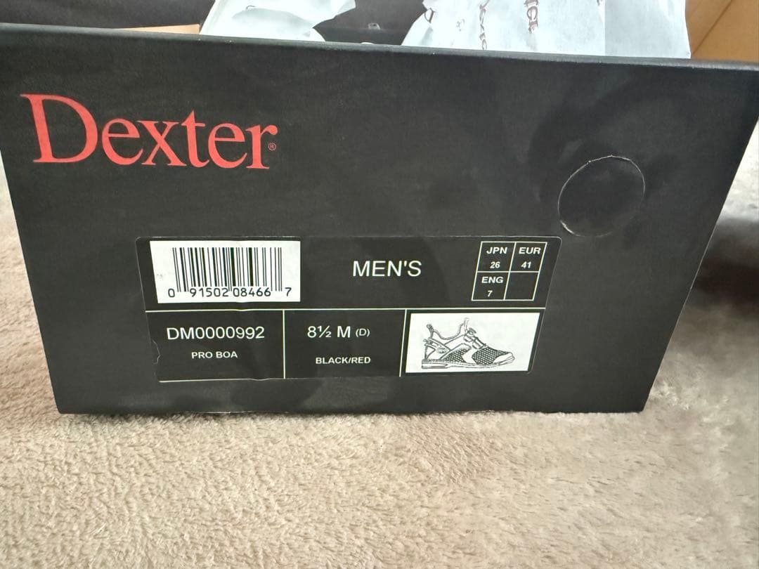 Dexter ボウリングシューズ BOA ダイヤル 26cm 新品未使用 箱有