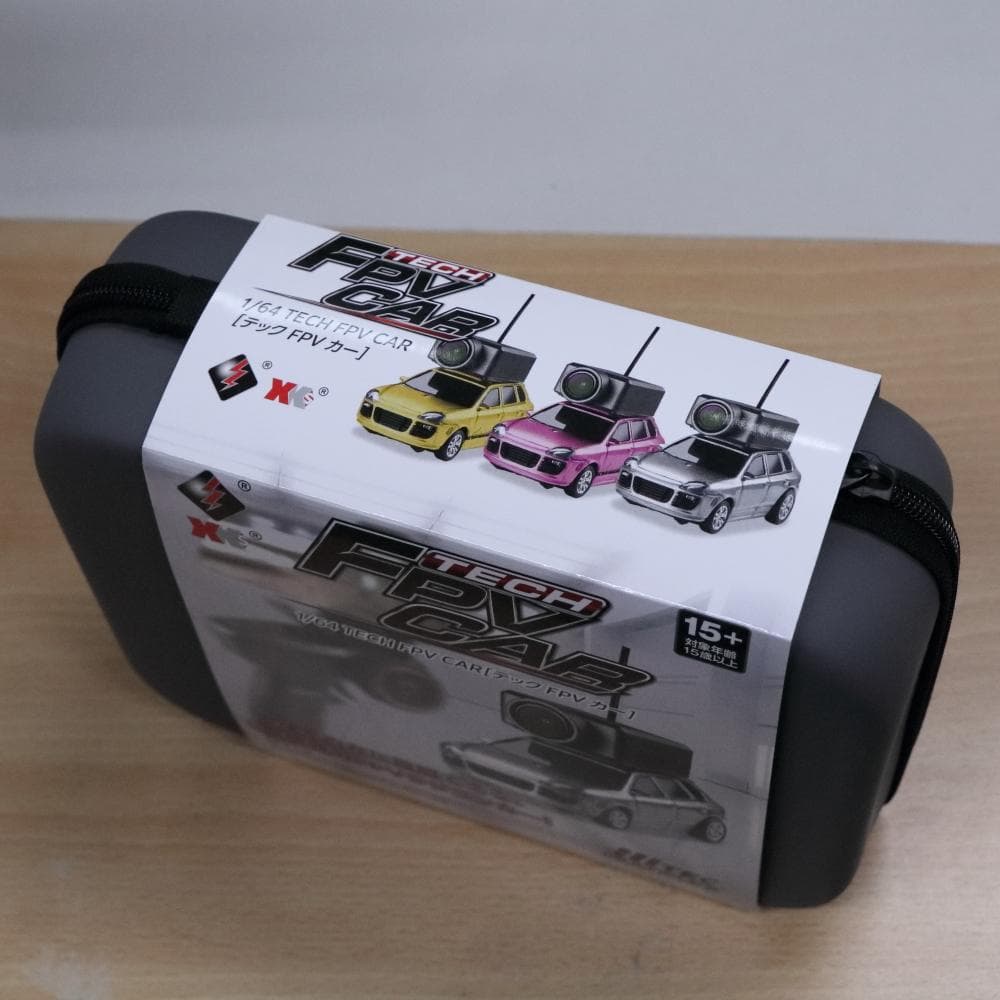 ハイテック　カメラ付きラジコンカー（シルバー）1/64 TECH FPV CAR