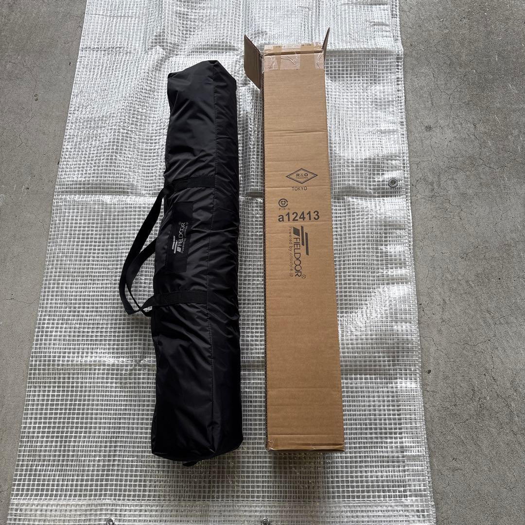 のら新品FIELD DOOR ワンタッチカーサイドタープ ライトベージュ