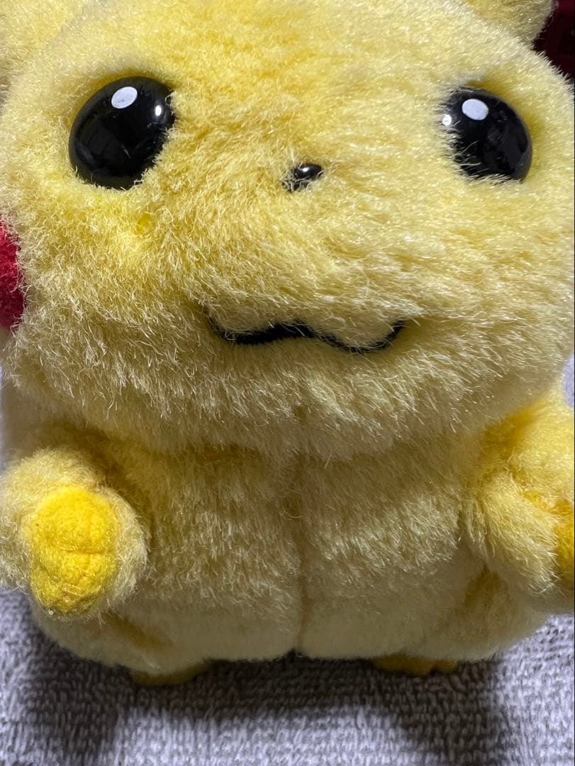 希少) 初代ピカチュウ　ぬいぐるみ　おなかを押すとなくヨ　TOMY当時物