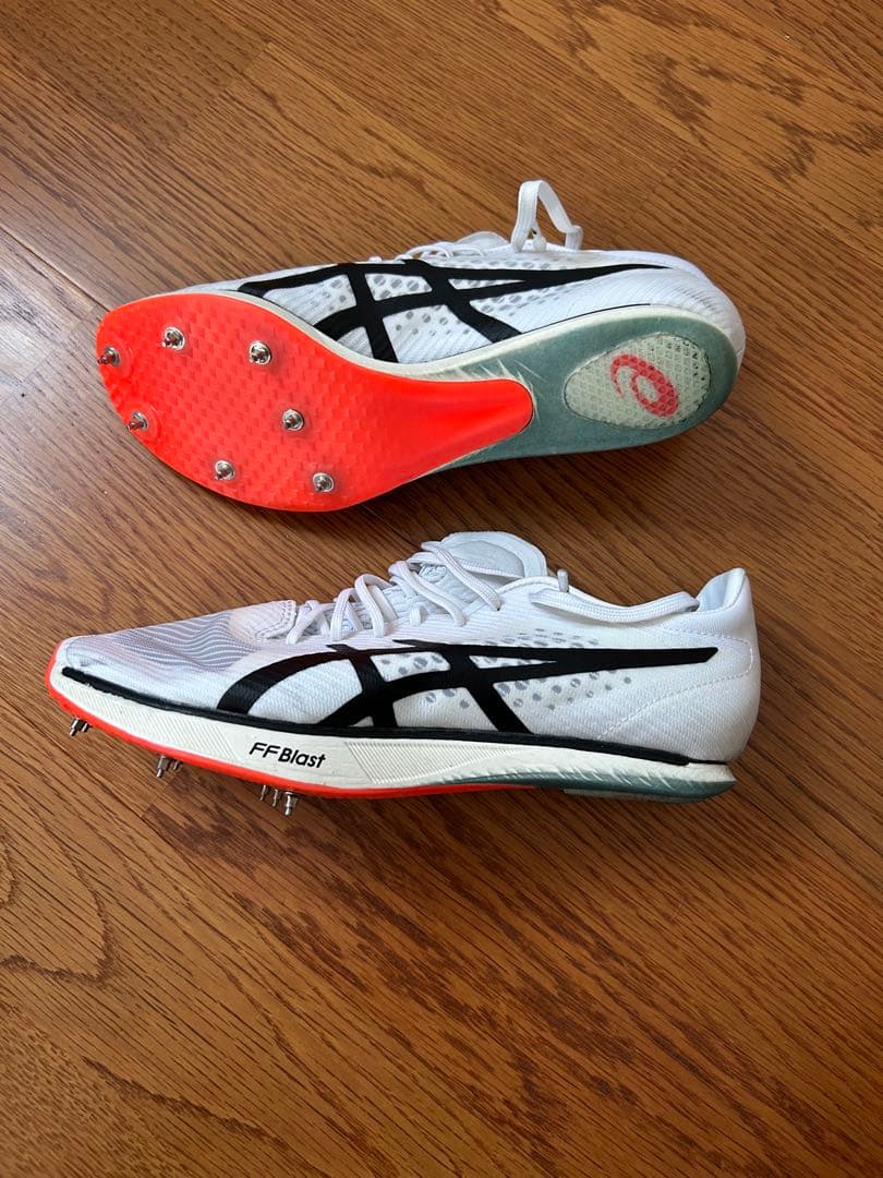 ASICS ジェットスプリント2 ホワイト/ブラック(25.5cm)