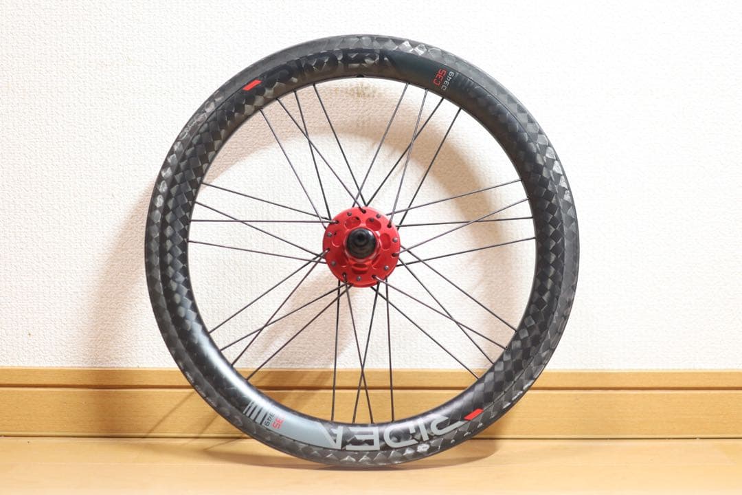 BROMPTON ブロンプトン RIDEA カーボン ホイール ブルーラグ