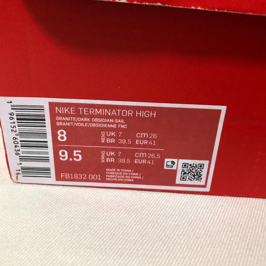 美品　NIKE TERMINATOR HIGH ETOWN　E181