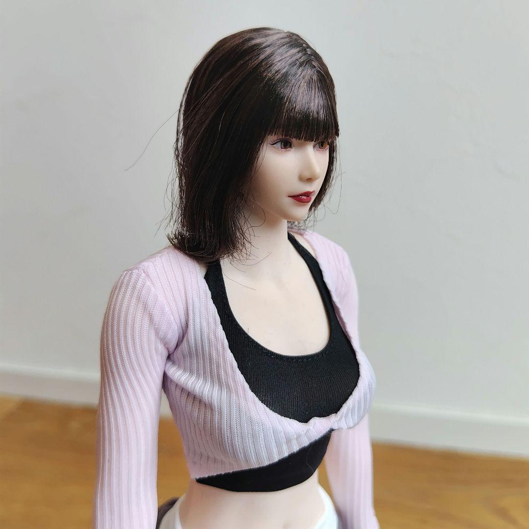 1/6 シームレス女性フィギュア チアリーディング ヨガ 制服 tbleague