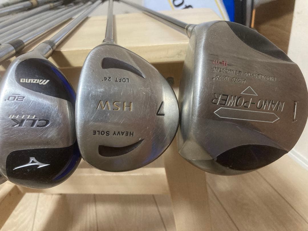 ツアーステージ　MIZUNO 他　キャディバッグ　フルセット　クラブセット