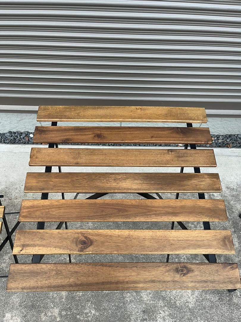 【2/15限定出品】送料込 IKEA テルノー テーブル＆チェア2脚