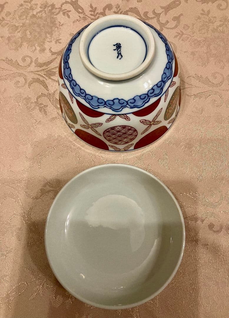 基泉　蓋物　2枚組