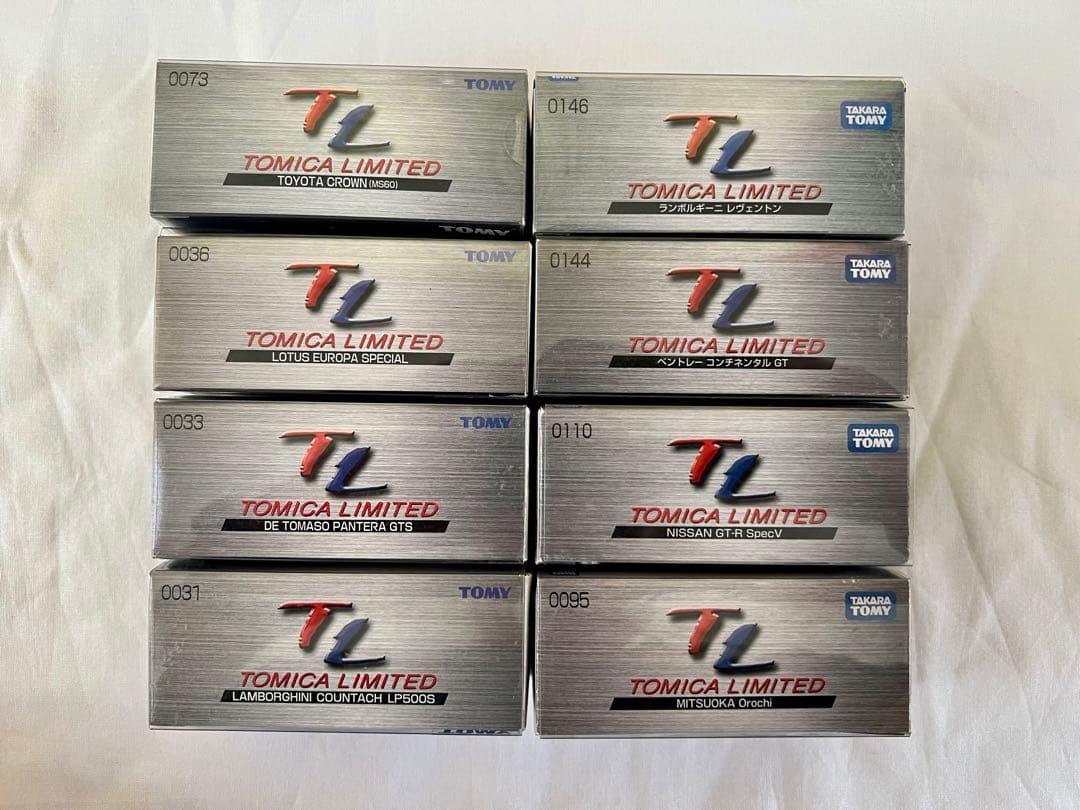 トミカリミテッド8台セット 31、33、36、73、95、110、144、146