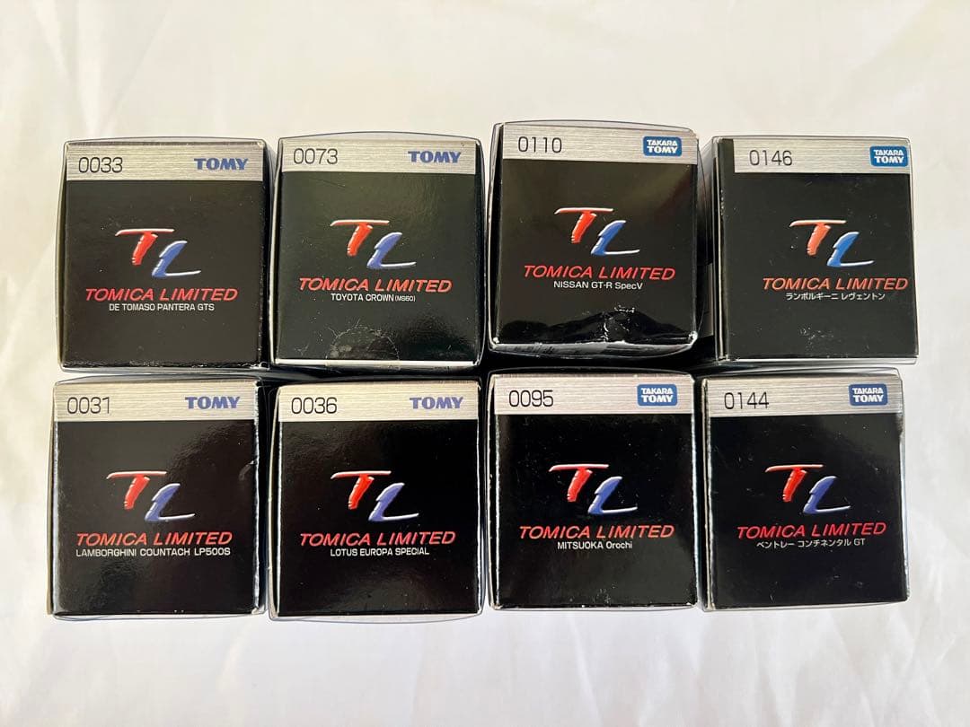トミカリミテッド8台セット 31、33、36、73、95、110、144、146