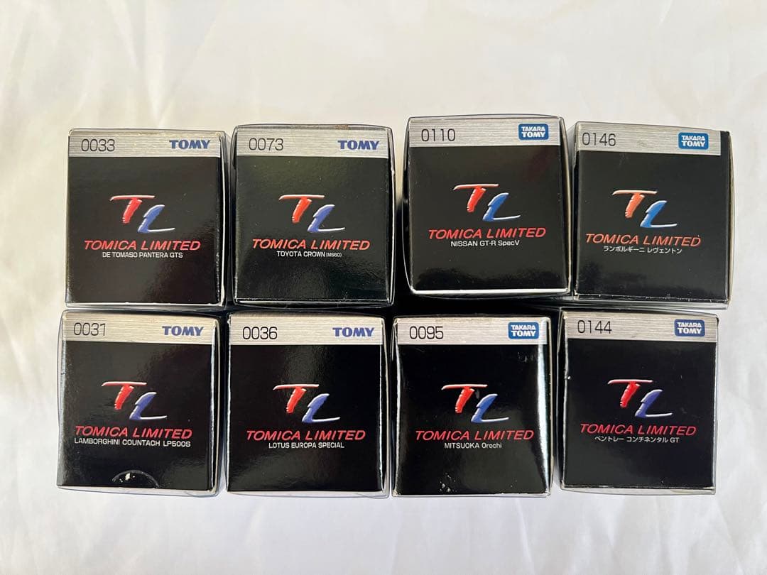 トミカリミテッド8台セット 31、33、36、73、95、110、144、146