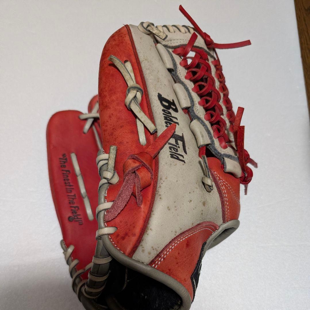 【美品: 左用】Rawlings ボルダーフィールド 一般軟式グローブ