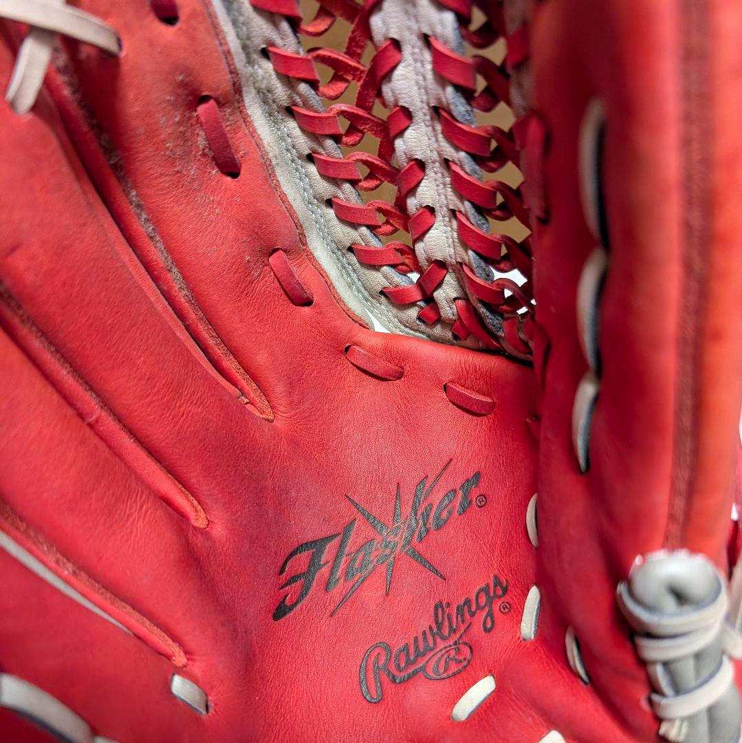 【美品: 左用】Rawlings ボルダーフィールド 一般軟式グローブ