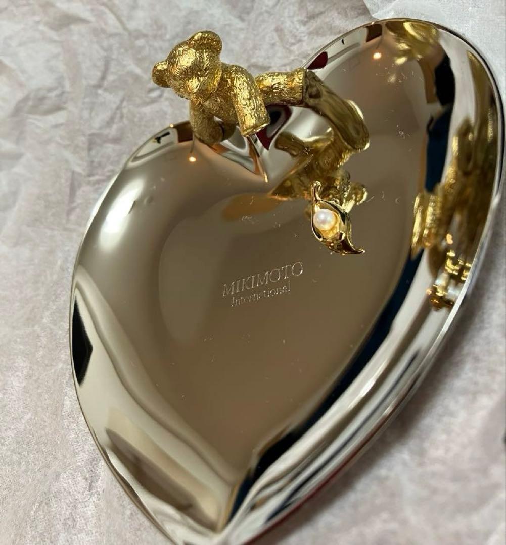 MIKIMOTO ミキモト　ジュエリートレイ　アクセサリートレイ　ベア