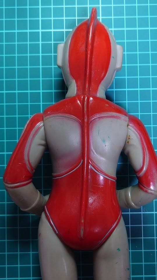 帰ってきたウルトラマン ソフビ ブルマァク 刻印あり（約29cm）