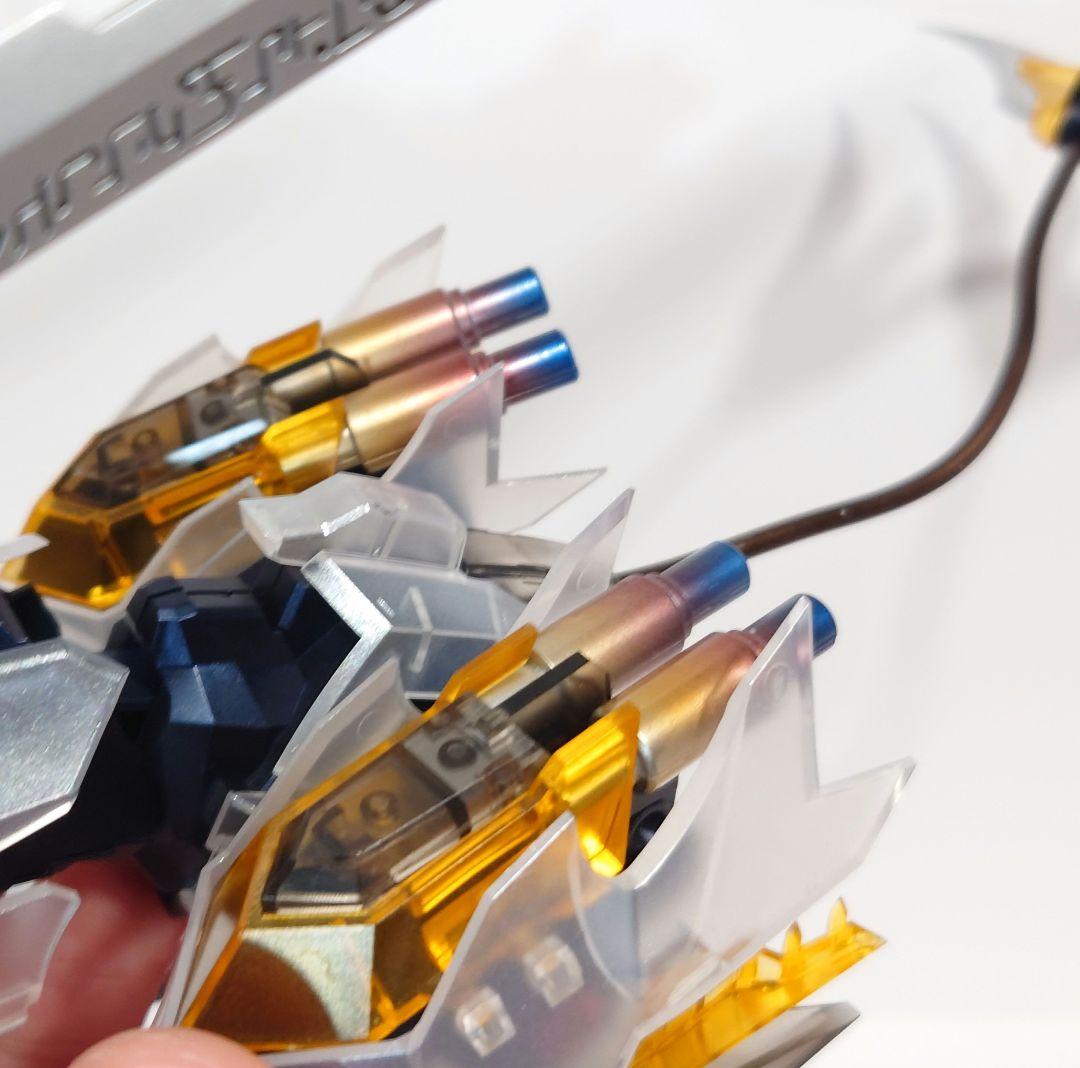 ゾイド　もどき　ムゲン クリアver.電飾付パール塗装　グロス仕上げ