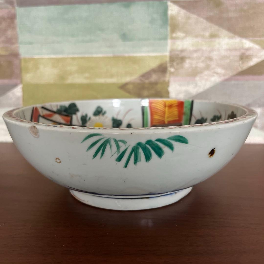 お皿　骨董品　鉢　陶芸品　芸品　工芸品　直径22.5センチ　高さ8センチ　良品