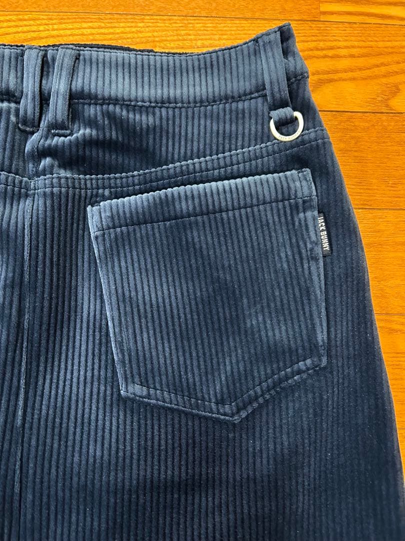 ジャックバニー　ネイビー コーデュロイスカート 新品未使用　サイズM