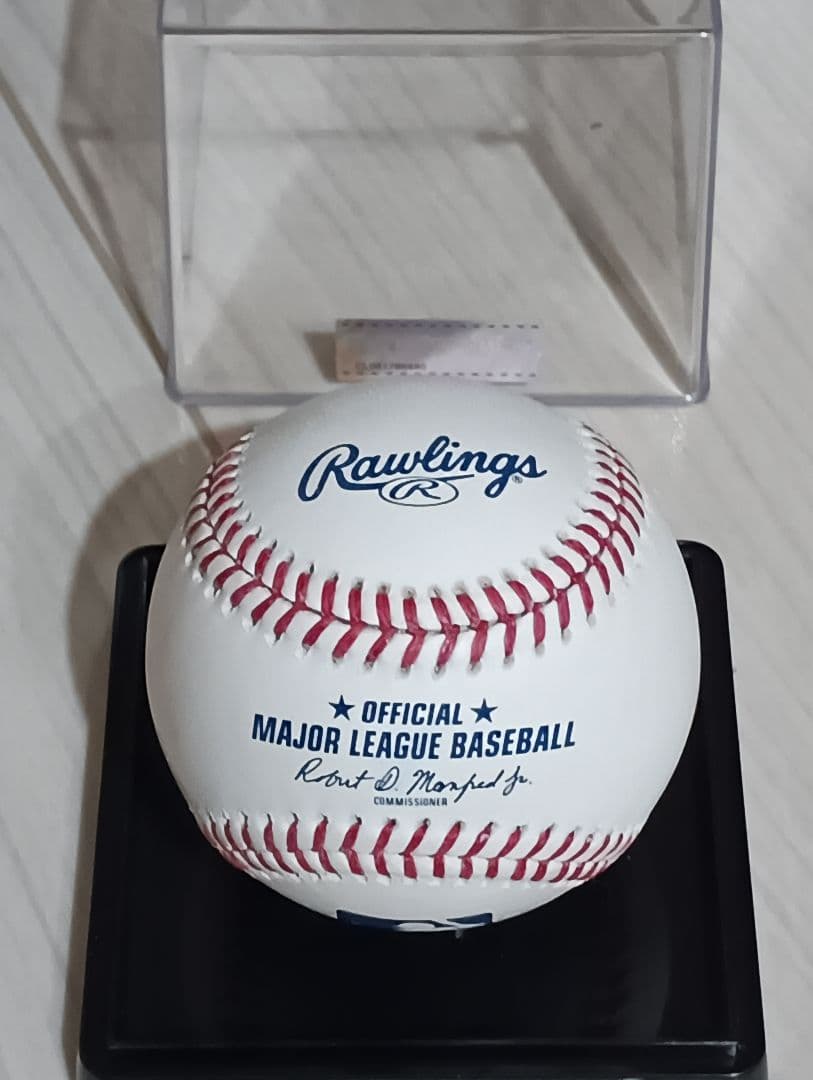 MLB公式球　大谷翔平　直筆サインボール　ドジャース　ケース付き