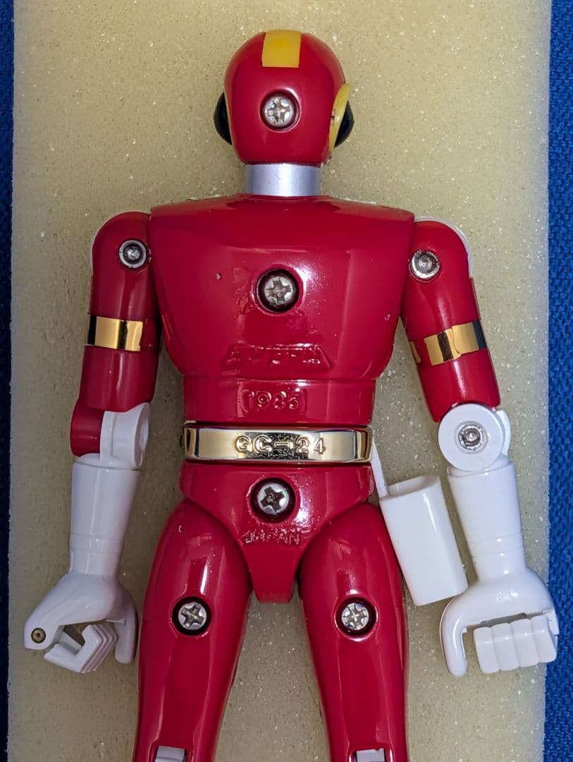【未使用】電撃戦隊チェンジマン　超合金　チェンジレッド　デッドストック　当時物