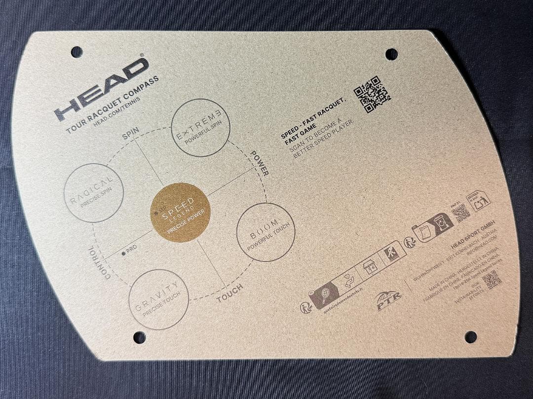 HEAD SPEED MP LEGEND 2024（G2）