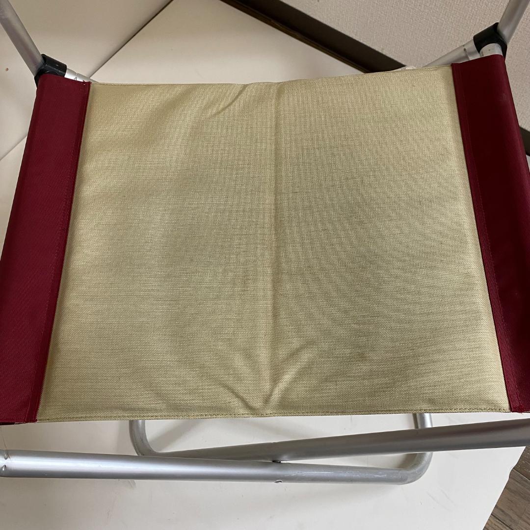 2脚セット peak LV-052PR レッドベージュ パッドインチェア