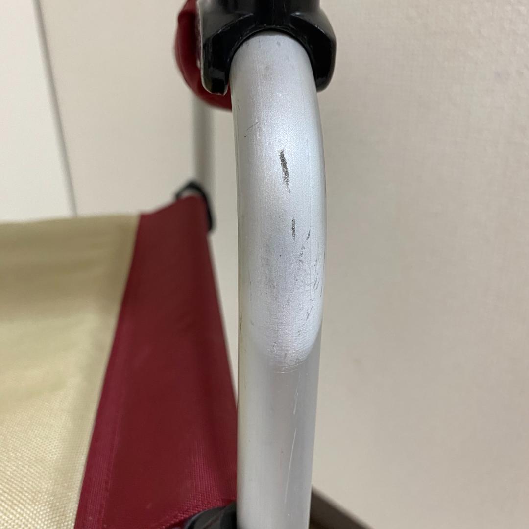 2脚セット peak LV-052PR レッドベージュ パッドインチェア