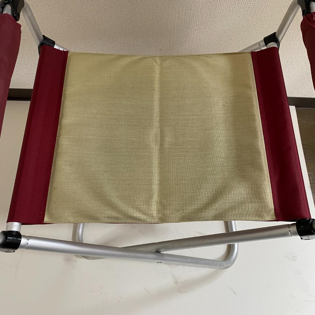 2脚セット peak LV-052PR レッドベージュ パッドインチェア