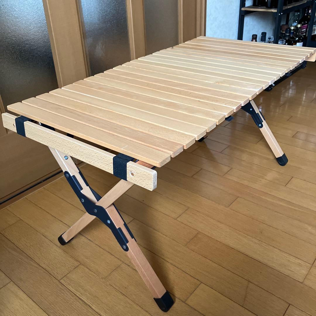 TOMOUNT ロールトップテーブル 木製
