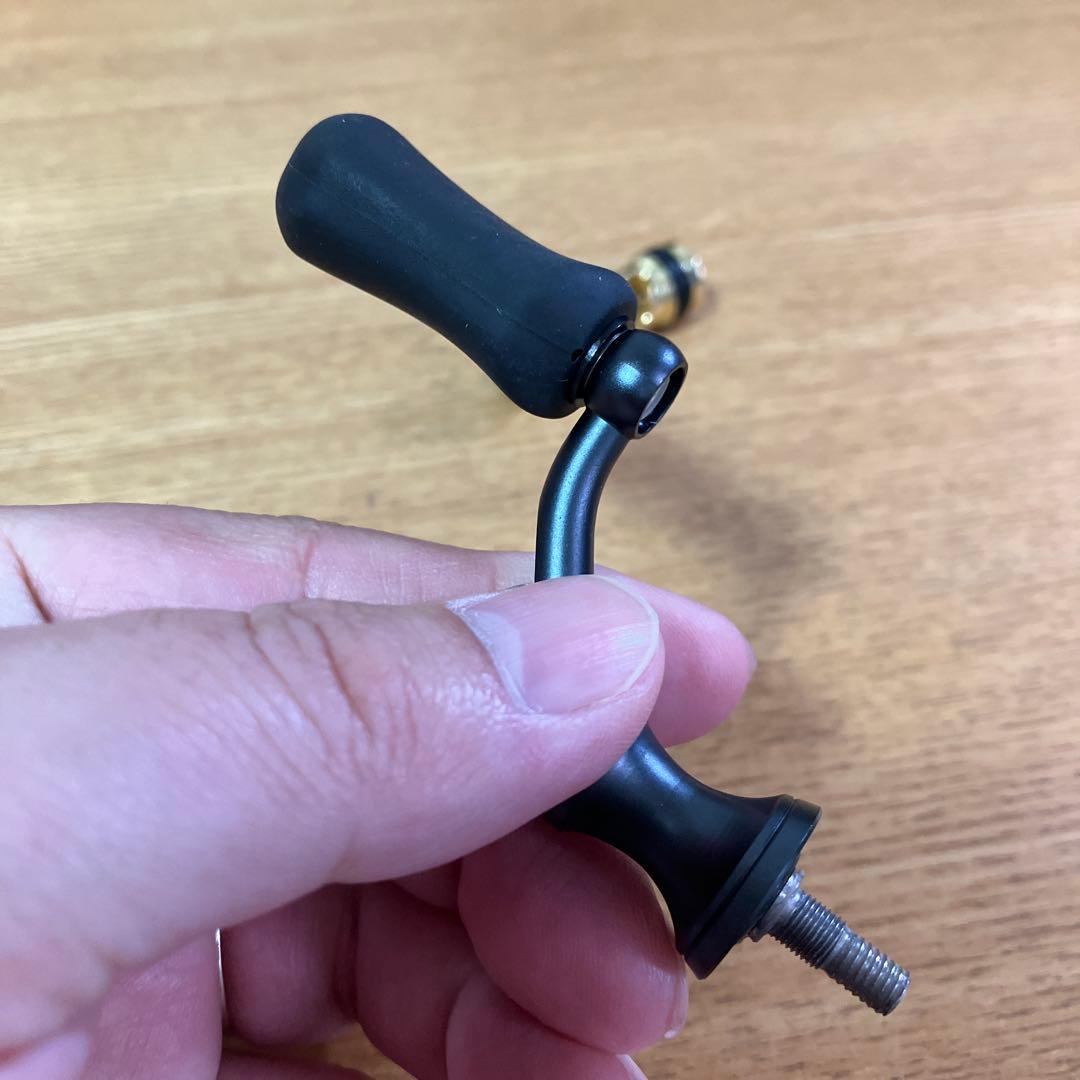 美品　廃盤　夢屋　センシティブショートハンドル　30mm アルミノブ　スタンド