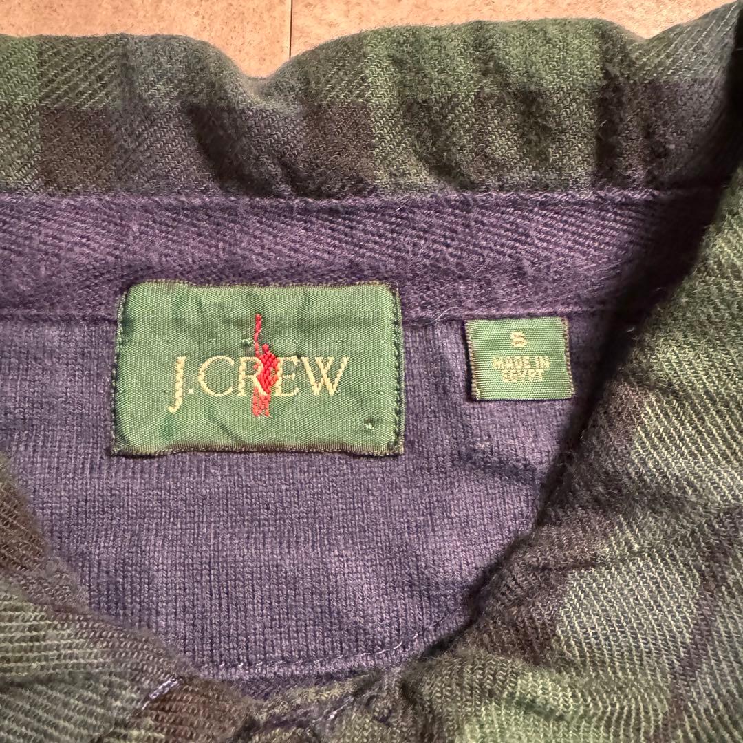 【90's】J.CREW エジプト製　ハーフボタン　ラガーシャツ　マルチカラー