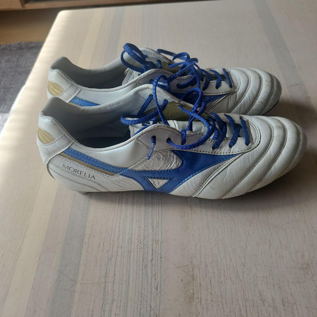Mizuno Morelia サッカーシューズ ホワイト/ブルー